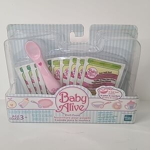 Baby Alive Doll Food 10 pk with Magnetic Spoon 2006 Hasbro Accessory Pack